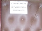 Bureau du Chef de service départemental des domaines